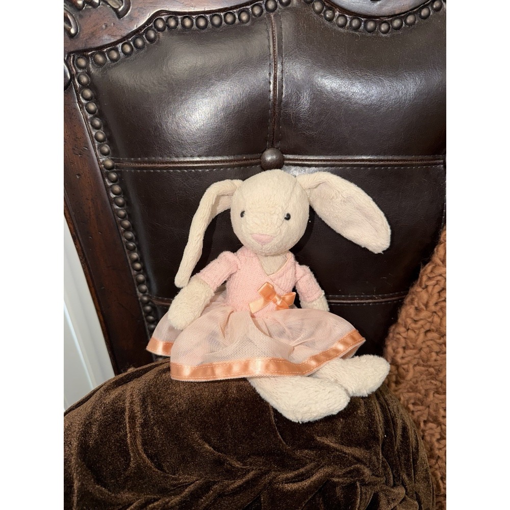 Jellycat‎ Lottie Bunny Ballerina 11" Plush Doll Ballet Tutu Fair Used Condition